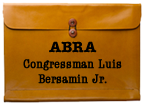 Congressman Luis Bersamin Jr.