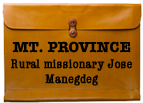 Rural missionary Jose Manegdeg