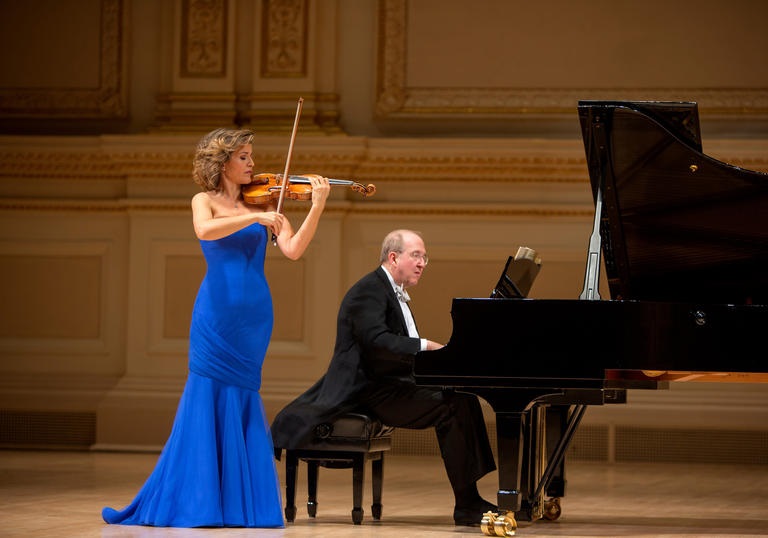 Violinist Anne Sophie Mutter. 