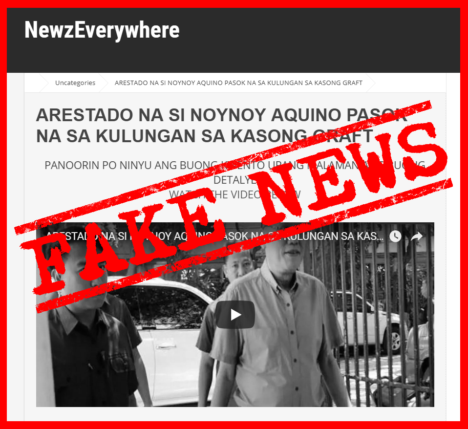 July 19 FBF - Aquino arrest FAKE NEWS.png