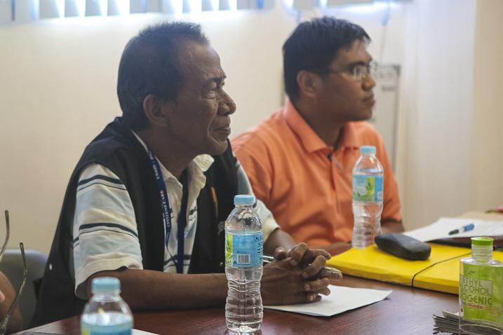 Bobby Taguntong (left), Provincial Coordinator of CCARE for Maguindanao. Photo by AMIEL MARK CAGAYAN.