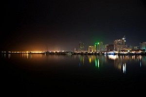 The waterfront as seen from the Manila Yacht Club.