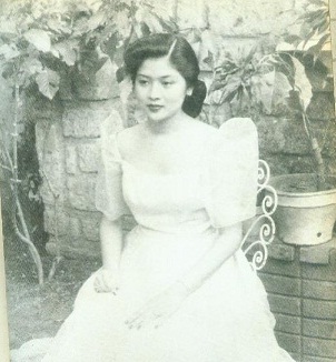 Imelda Marcos as the young Rose of Tacloban, 1953. From Carmen Pedrosa's book, The Untold Story of Imelda Marcos