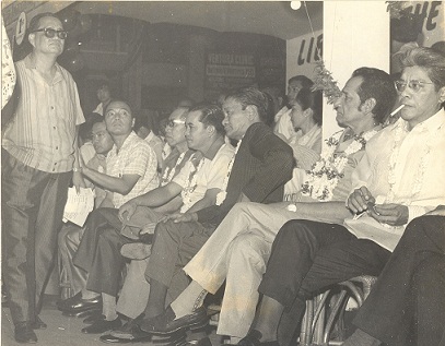 LP senators assembled just before the bombing.