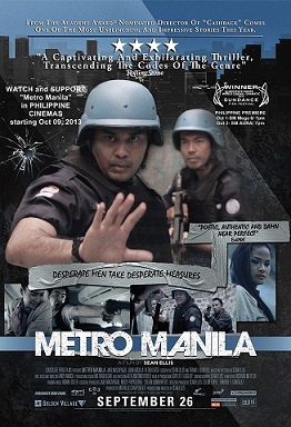 Film poster of Metro Manila.