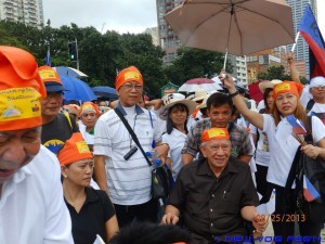 More than a hundred PWDs joined the ‘Million People March’ on August 26. Photo courtesy of NEW VOIS 