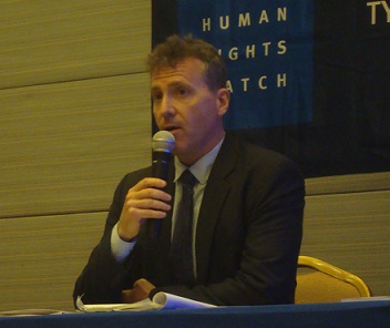 Phelim Kine, deputy director of Human Rights Watch Asia.