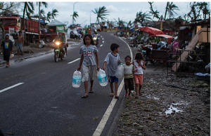 The streets of Ormoc, one of the cities of Eastern Visayas, in the aftermath of Yolanda. File Photo by LUIS LIWANAG-