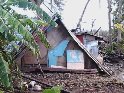Another Yolanda damaged house.