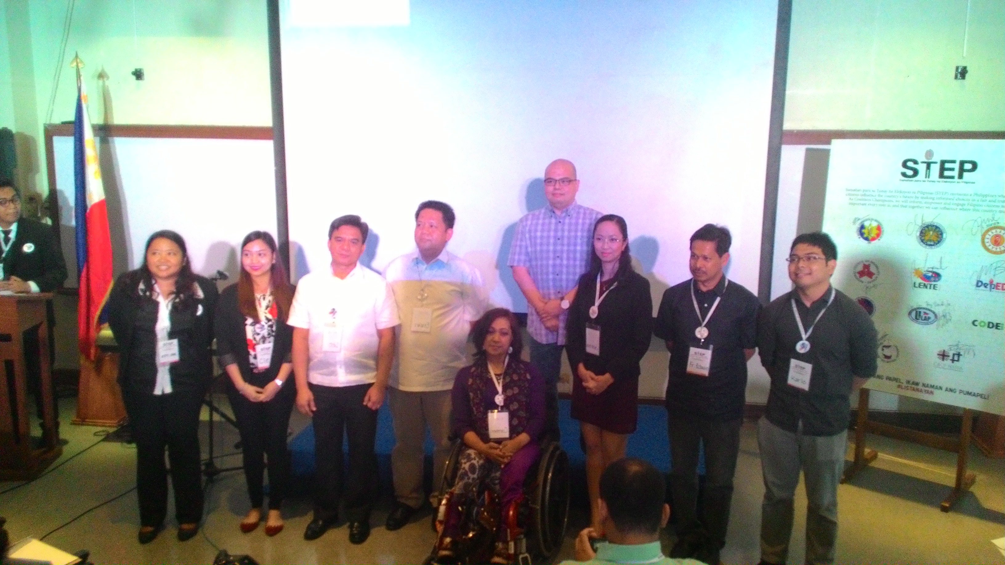 The STEP Coalition champions, including representatives from various government agencies and NGOs during the launch of #ListaNaYan campaign. Photo by MARIA FEONA IMPERIAL