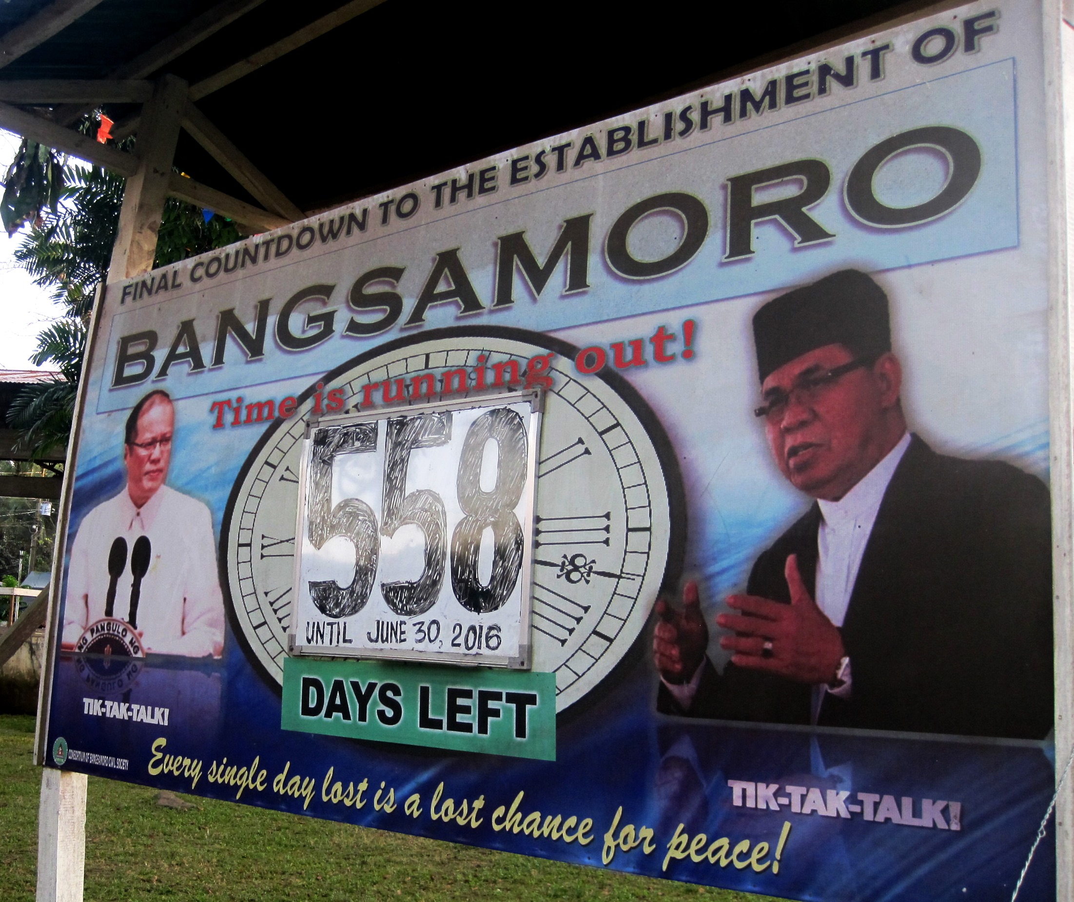 Countdown to Bangsamoro, in the town of Upi in Maguindanao, before the Mamasapano incident