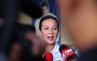 Grace Poe concedes. Photo from Grace Poe FB page