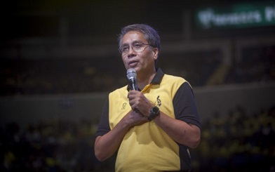 Mar Roxas .Photo by Luis Liwanag