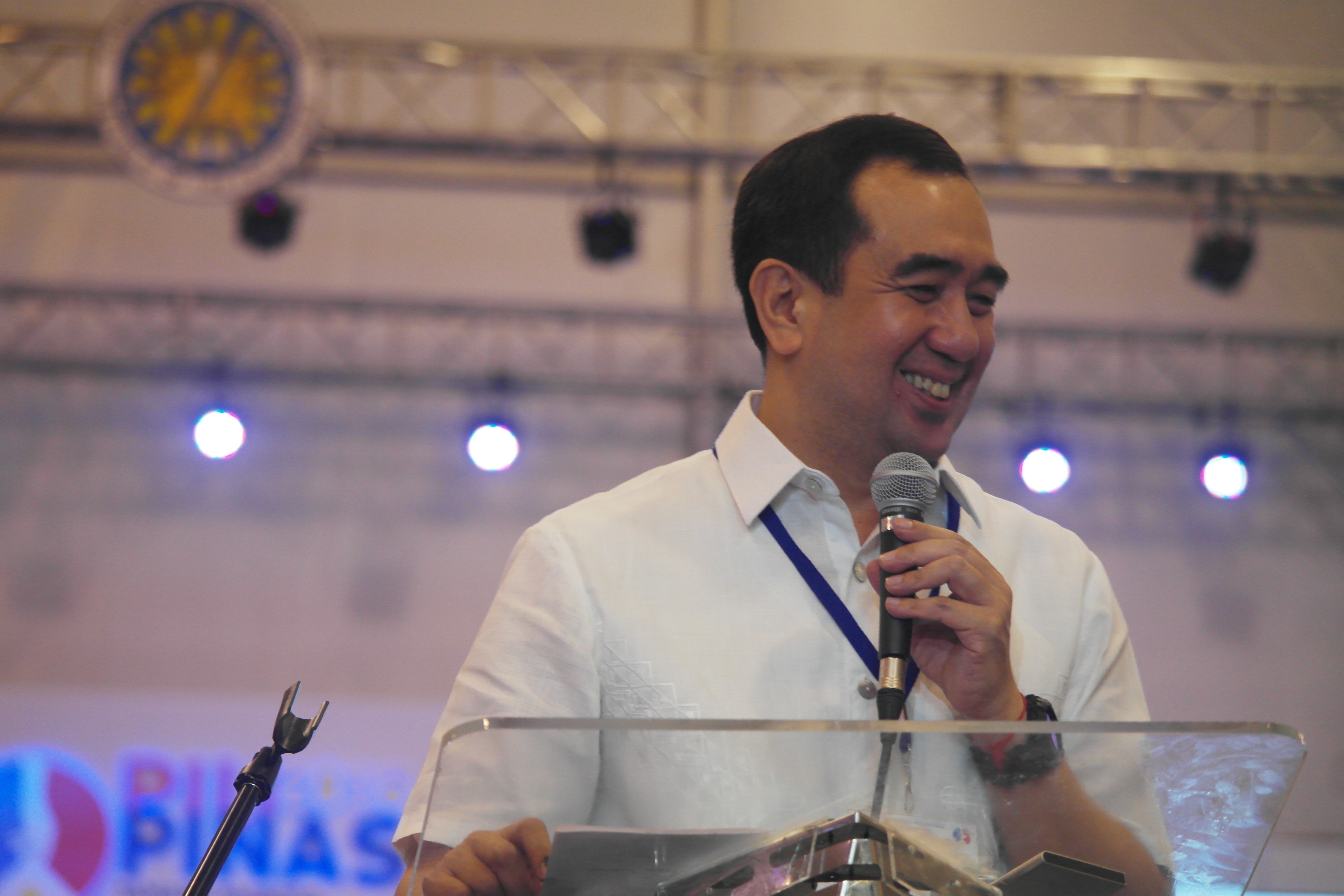 Comelec chair Andres Bautista says the poll body is trying to outperform what it has done in previous elections. (Photo by MARIA FEONA IMPERIAL)