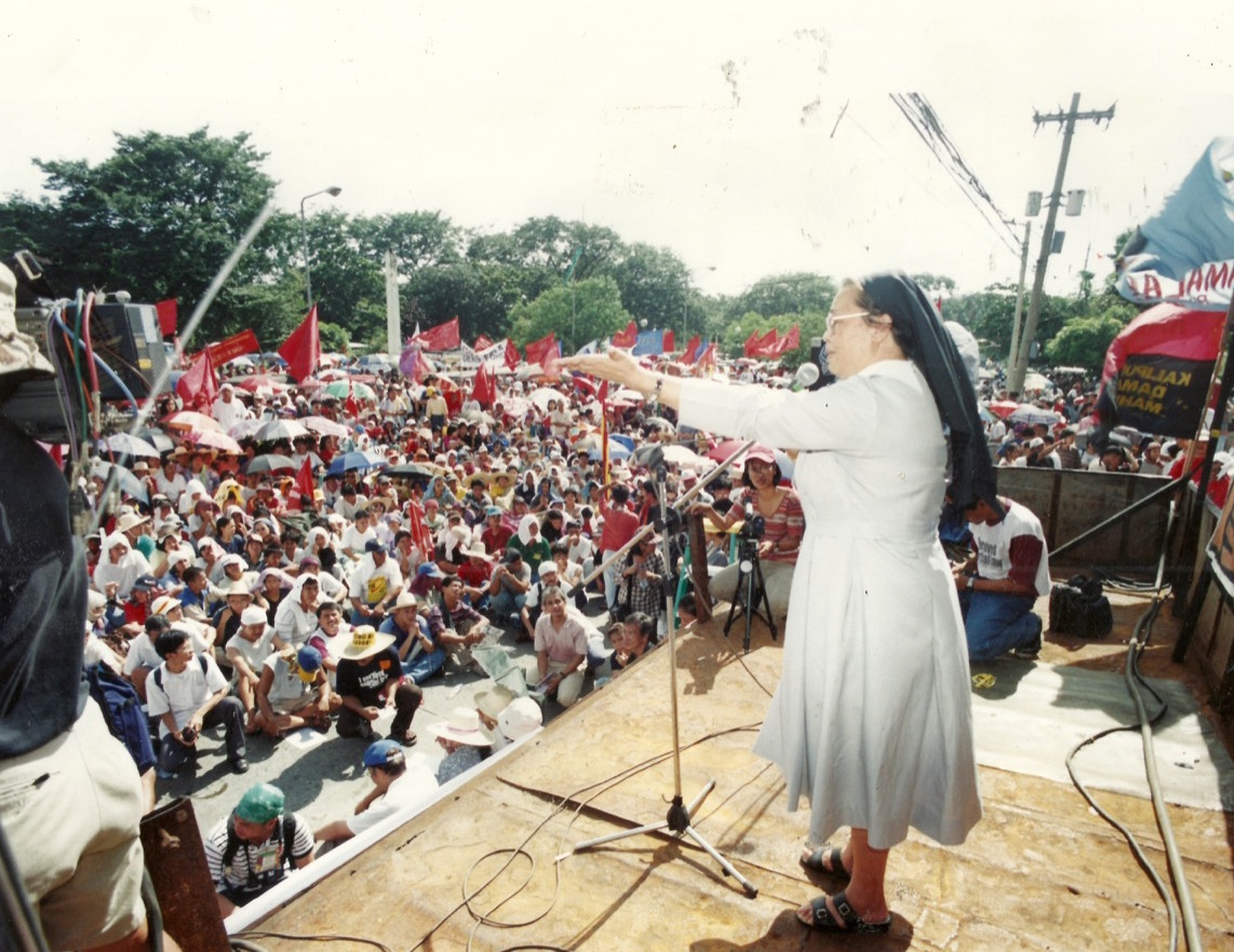 Sister Mary John Mananzan. Photo courtesy of the INSTITUTE OF WOMEN'S STUDIES