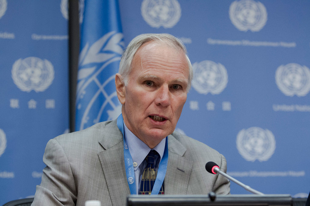 Special Rapporteur Philip Alston. File photo from un.org 