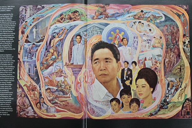 Life of Ferdinand Marcos mural by Botong Francisco. 1969.