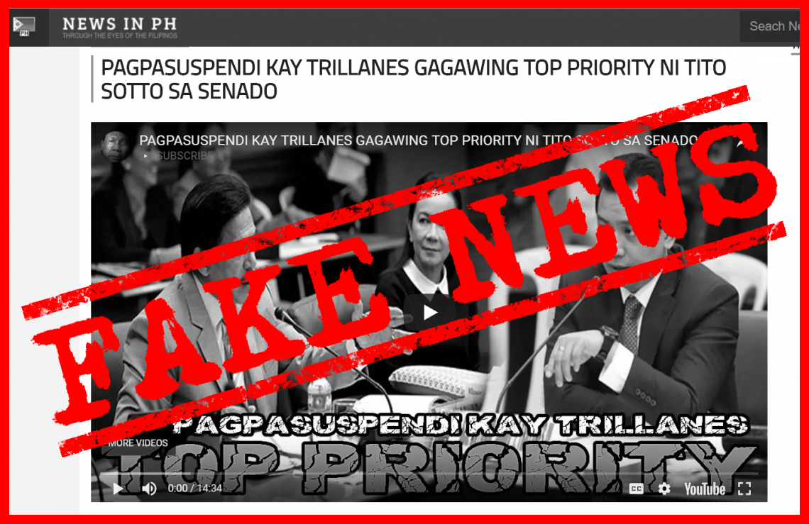 June 4 FBF - Tito Sotto top priority FAKE NEWS.png