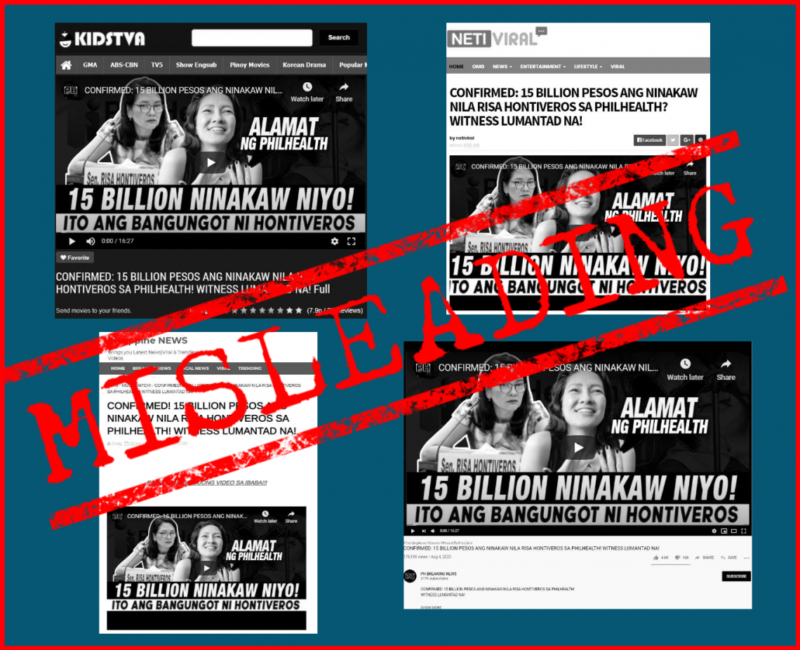 VERA FILES FACT CHECK: Hontiveros NOT involved in P15 billion corruption mess in PhilHealth