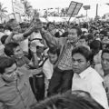 Ferdinand Marcos snap election campaign. Photo by Joe Galvez.