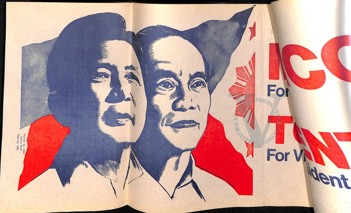 Marcos-Tolentino campaign poster 1986
