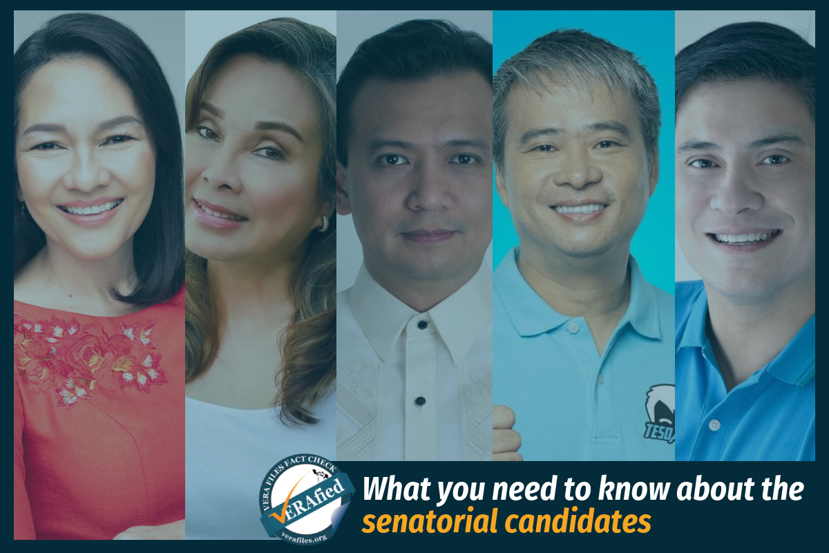 Senatorial candidates: Hontiveros, Legarda, Trillanes, Villanueva, Zubiri