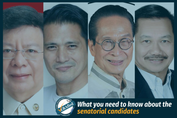 Senatorial candidates: Marcoleta, Padilla, Panelo, Pinol
