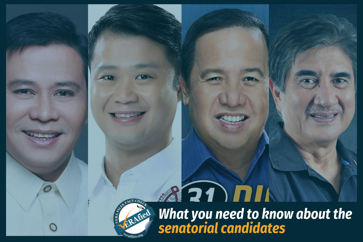VERA FILES FACT SHEET: What you need to know about the senatorial candidates