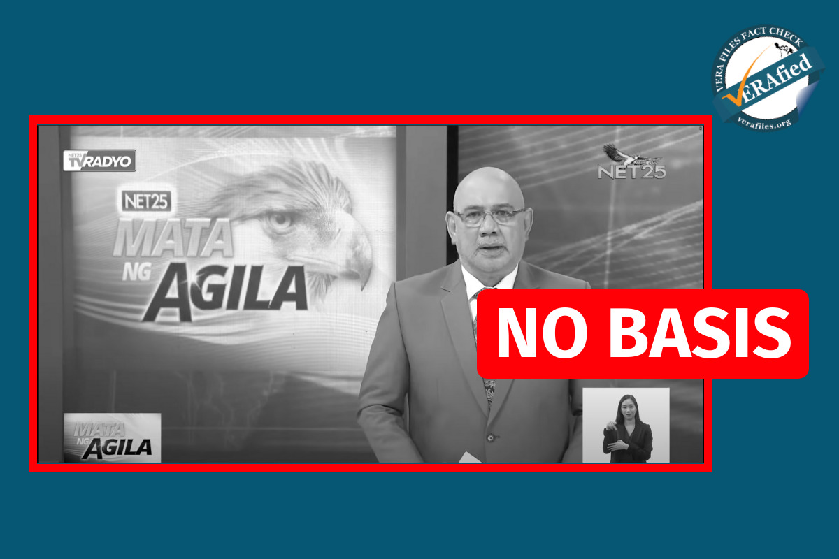 VERA FILES FACT CHECK: Eagle News, NET25 report baseless claim that CPP founder Joma Sison advises Robredo presidential bid