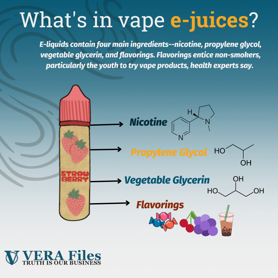 What's in vape e-juices?