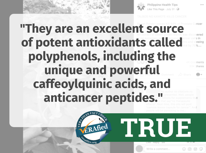 On being a source of polyphenols and anticancer peptides- True