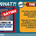 Infographic SATIRE: Cayetano cancels 10k ayuda due to high demand in FB comment sections