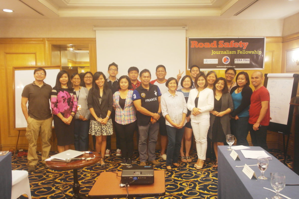 The Road Safety Journalism Fellowship Phase 1 fellows