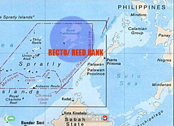 Philippine Map - Recto/Reed Bank