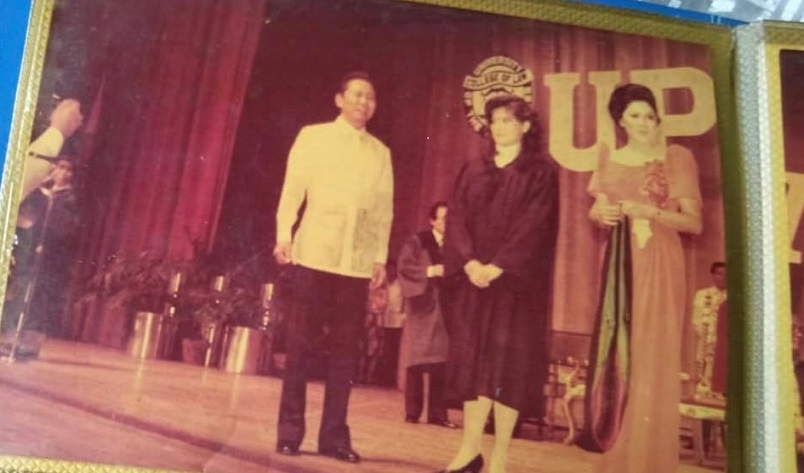 Grand garapalan fake UP graduation of Imee Marcos