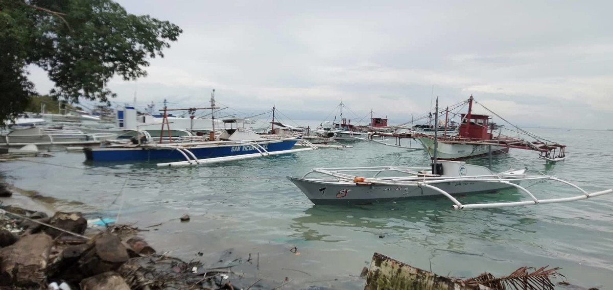 Fishing boats at Tabalong, Dauis