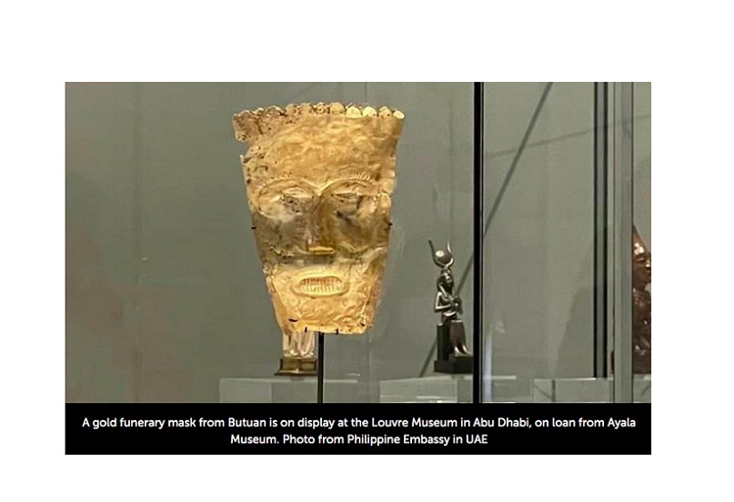 gold funerary mask