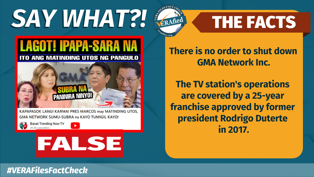 013023 FALSE GMA Network closure