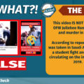 This video IS NOT related to OFW Jullebee Ranara's rape and murder in Kuwait. According to reports, the clip was taken in Saudi Arabia during a student fight and has been circulating on the internet since 2019.