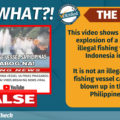 VERAFIED: Video DOES NOT show an illegal Chinese vessel sunk in the Philippines