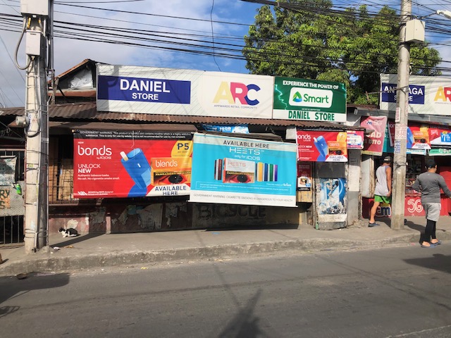 Sari-sari stores on Luzon Avenue in Quezon City