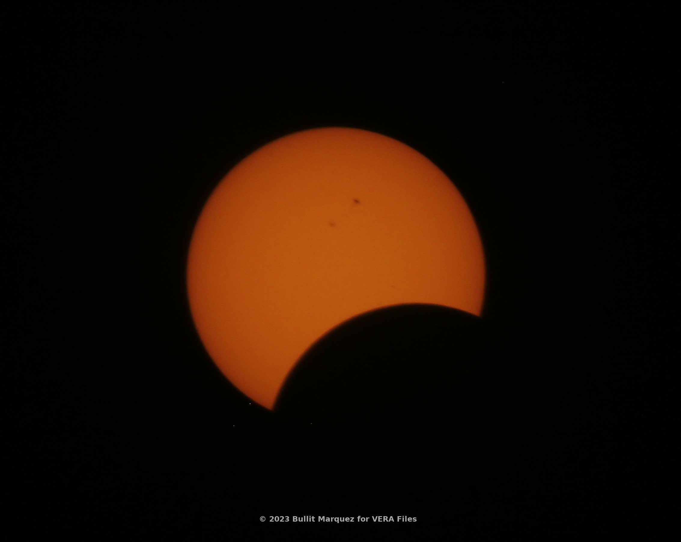 Solar eclipse 2023 VERA Files