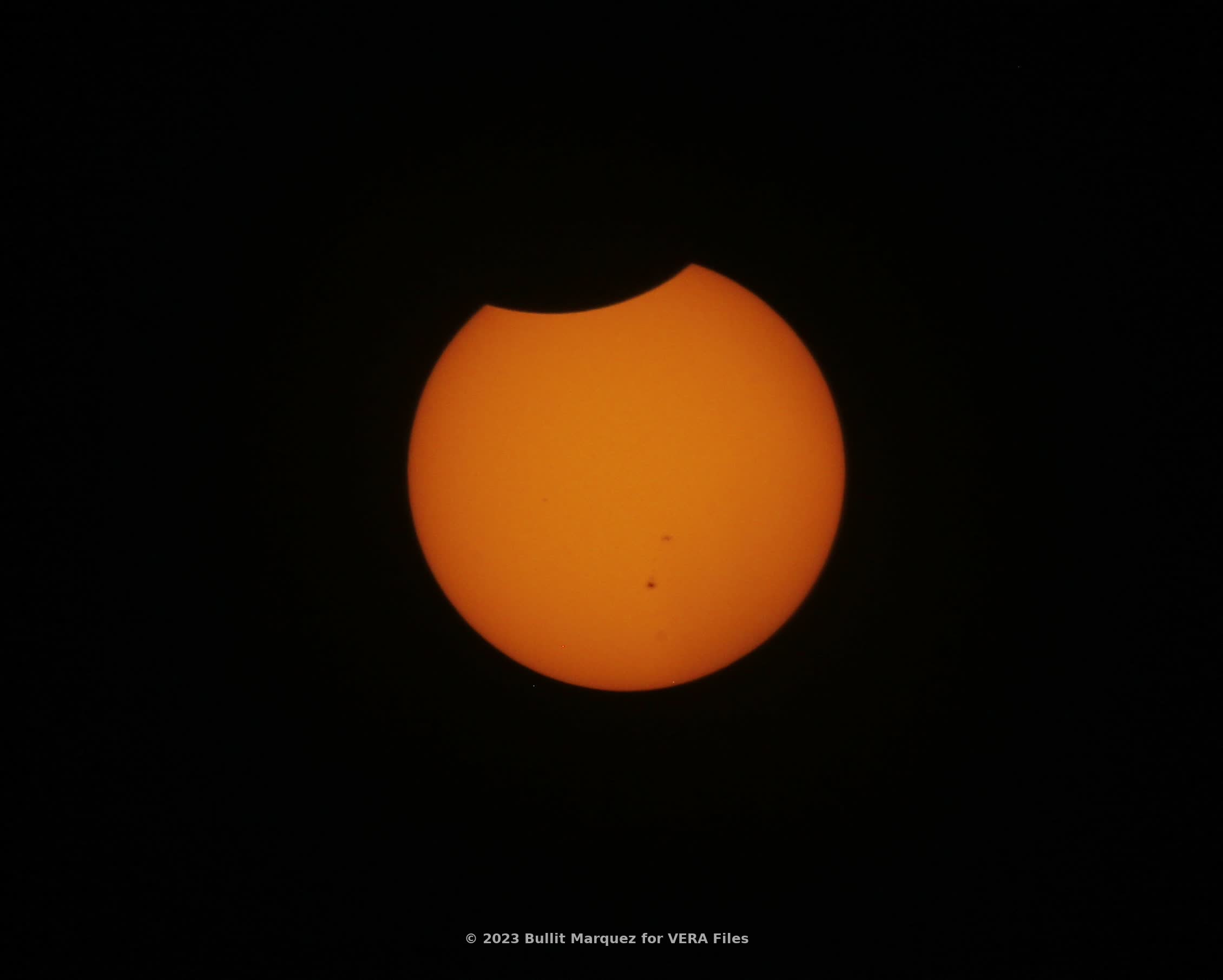 Solar eclipse 2023 VERA Files