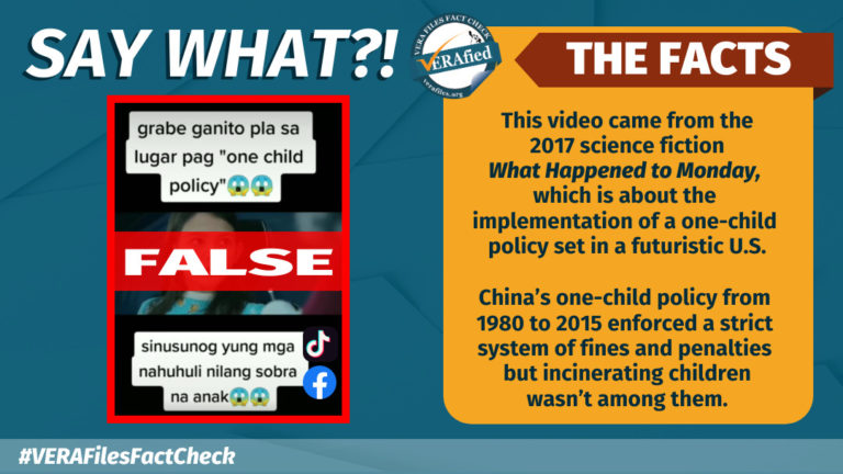 VERA FILES FACT CHECK: Netizens share video with FALSE claim on one ...