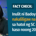 VERAFIED: Badoy inulit ang mapanlinlang na pahayag tungkol sa desisyon ng SC noong 2015