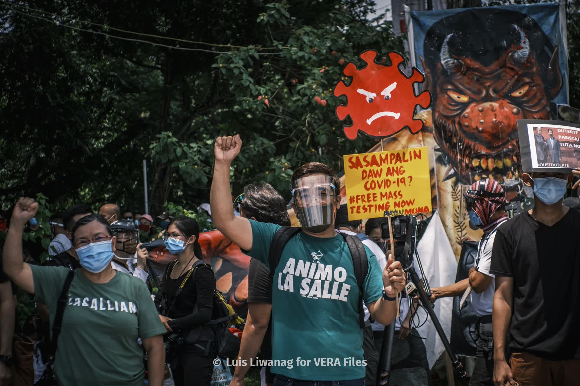 Despite ban, voices of dissent ring loud and clear SONA 2020 14/19  Photos by Luis Liwanag