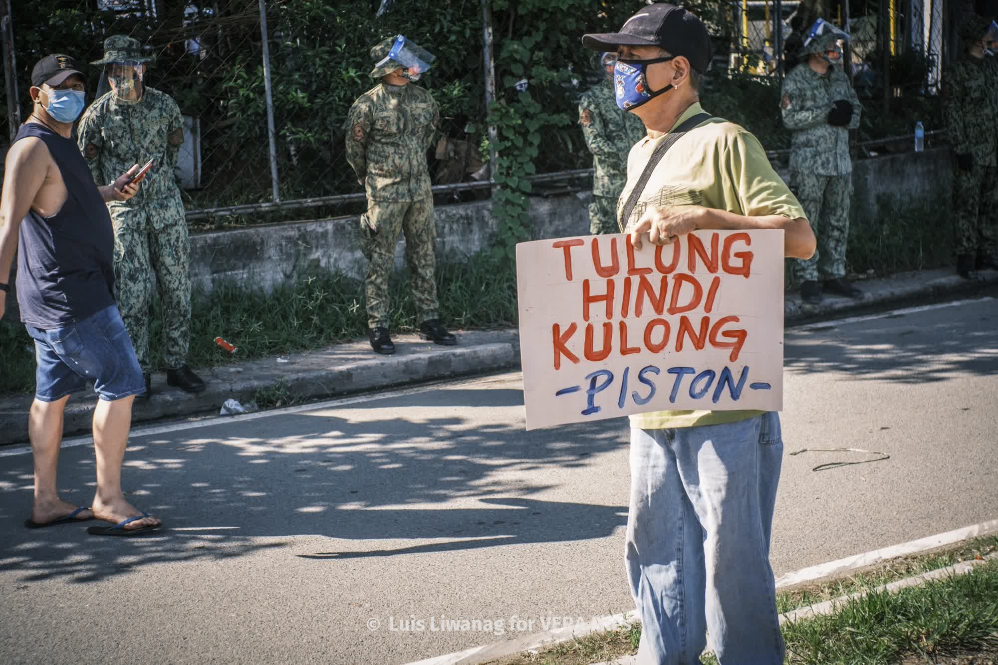 Despite ban, voices of dissent ring loud and clear SONA 2020 18/19  Photos by Luis Liwanag