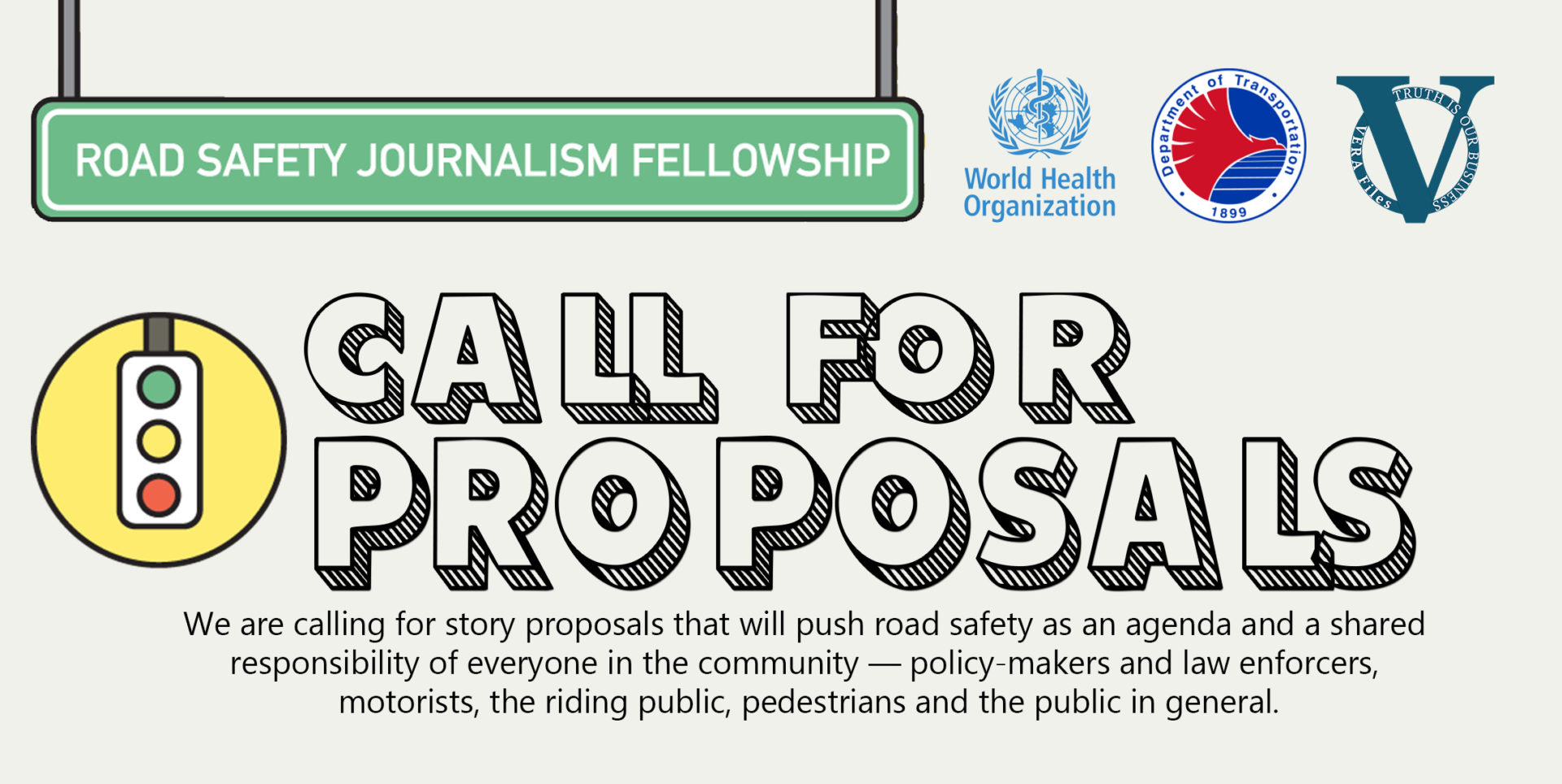 Road Safety Journalism Fellowship - Call for Proposals 2019