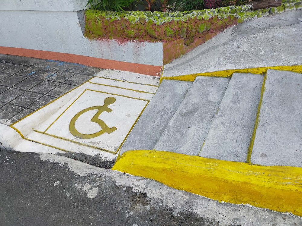 A ramp for wheelchair users. Photo by Klaire Ting.