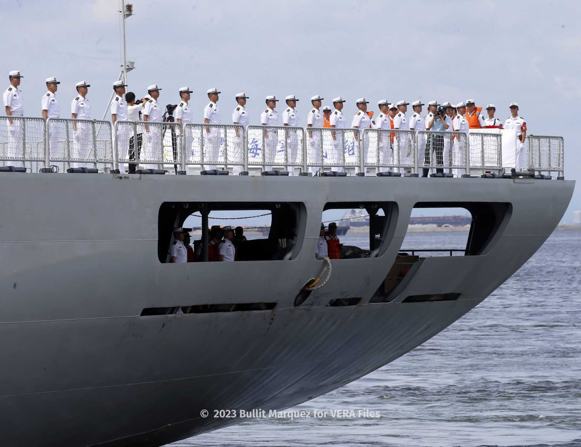 061423 Qi Jiguang Chinese Naval Training Ship 2/10 Photo by Bullit Marquez